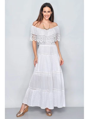 Tarifa Sukienka w kolorze białym rozmiar: M