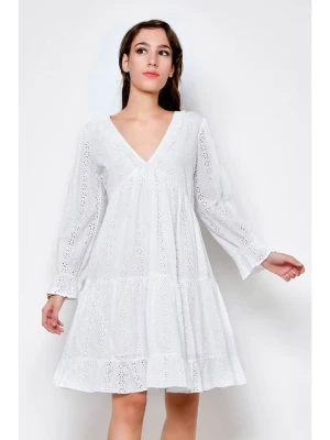 Tarifa Sukienka w kolorze białym rozmiar: M