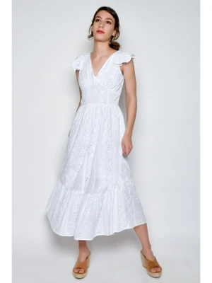 Tarifa Sukienka w kolorze białym rozmiar: M