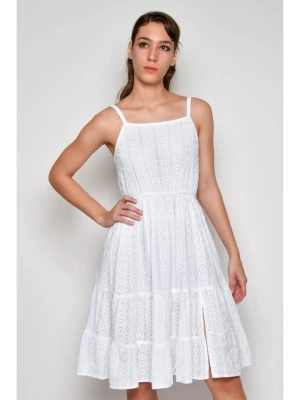 Tarifa Sukienka w kolorze białym rozmiar: S