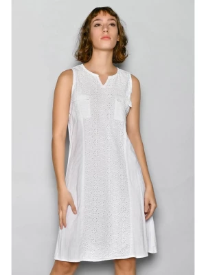 Tarifa Sukienka w kolorze białym rozmiar: XL