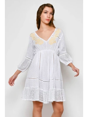 Tarifa Sukienka w kolorze białym rozmiar: XL