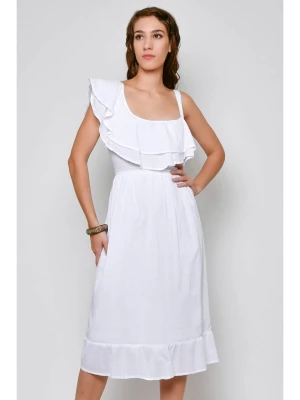 Tarifa Sukienka w kolorze białym rozmiar: XL