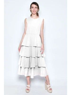 Tarifa Sukienka w kolorze białym rozmiar: XL