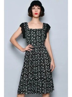 Tarifa Sukienka w kolorze czarnym ze wzorem rozmiar: S