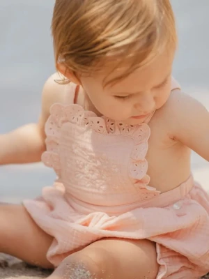 Tartine et Chocolat rampers bawełniany niemowlęcy