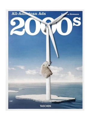 Taschen książka All-American Ads of the 2000s by Heller Steven, English kolor niebieski