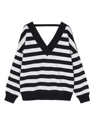 TATUUM Bluza "Neko" w kolorze granatowo-białym rozmiar: M