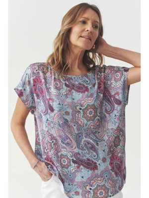 TATUUM Bluzka "Oma" w kolorze fioletowo-błękitnym rozmiar: 38