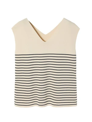 TATUUM Bluzka w kolorze beżowo-czarnym rozmiar: L