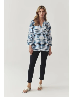TATUUM Bluzka w kolorze biało-niebieskim rozmiar: 42