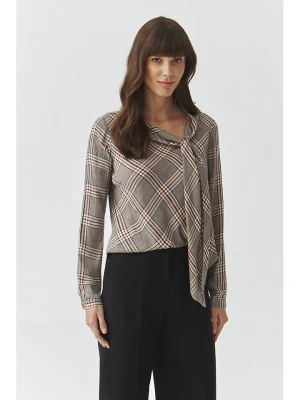 TATUUM Bluzka w kolorze czarno-czerwono-kremowym rozmiar: 42
