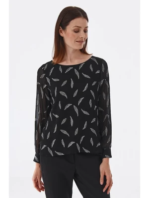 TATUUM Bluzka w kolorze czarnym ze wzorem rozmiar: 40