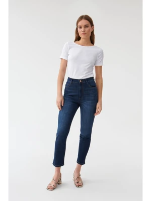 TATUUM Dżinsy "Printo" - Slim fit - w kolorze granatowym rozmiar: 38