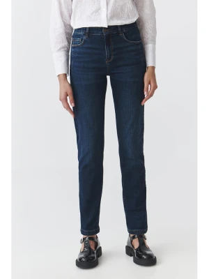 TATUUM Dżinsy "Saros" - Slim fit - w kolorze granatowym rozmiar: 44