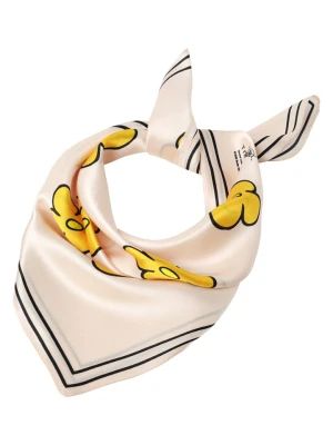 TATUUM Jedwabna chusta "Majozi" w kolorze kremowo-żółtym - 54 x 54 cm rozmiar: onesize