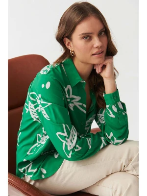 TATUUM Bluzka w kolorze zielono-białym rozmiar: 38
