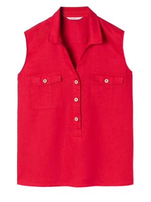 TATUUM Lniana bluzka w kolorze czerwonym rozmiar: 34