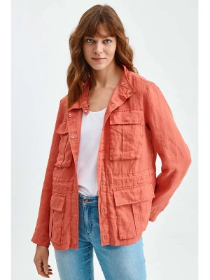 TATUUM Lniana kurtka w kolorze koralowym rozmiar: 40