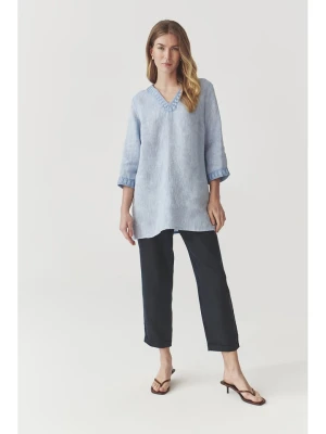 TATUUM Lniana tunika w kolorze błękitnym rozmiar: 38