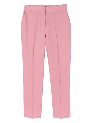 TATUUM Lniane spodnie w kolorze różowym rozmiar: 38