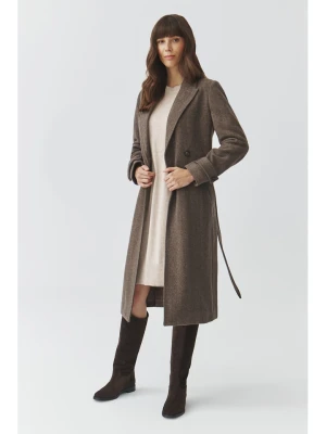 TATUUM Płaszcz przejściowy "Tea" w kolorze szarobrązowym rozmiar: 40