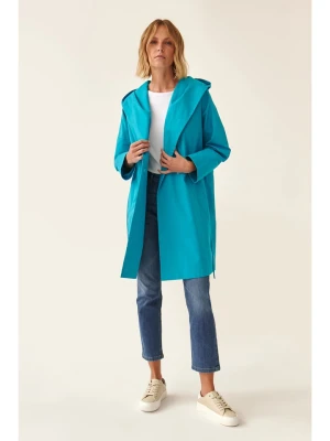 TATUUM Płaszcz przejściowy w kolorze turkusowym rozmiar: 38