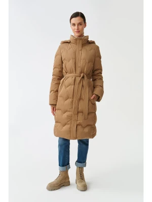 TATUUM Płaszcz puchowy w kolorze jasnobrązowym rozmiar: 42