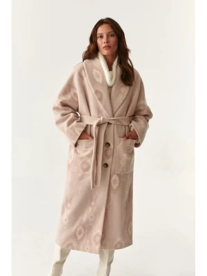 TATUUM Płaszcz wełniany w kolorze beżowym rozmiar: S