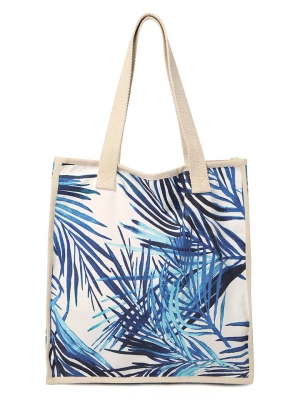 TATUUM Shopper bag w kolorze niebiesko-beżowym - 40 x 43 cm rozmiar: onesize