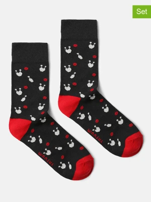 TATUUM Skarpety (2 pary) w kolorze antracytowym rozmiar: 39-42