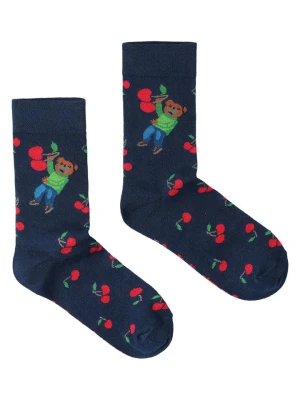 TATUUM Skarpety w kolorze granatowym ze wzorem rozmiar: 39-42