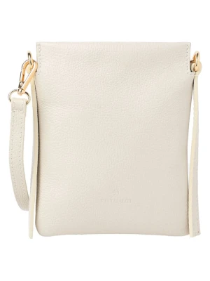 TATUUM Skórzana torebka "Zoja" w kolorze kremowym - 16,5 x 20 cm rozmiar: onesize