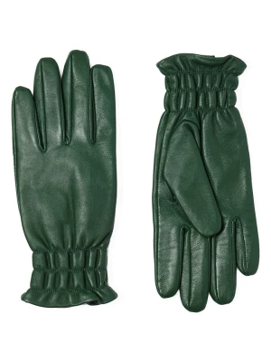 TATUUM Skórzane rękawiczki w kolorze zielonym rozmiar: L/XL