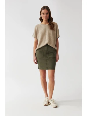 TATUUM Spódnica dżinsowa "Merana" w kolorze khaki rozmiar: 40