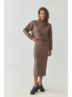 TATUUM Spódnica "Gemeta 1" w kolorze brązowym rozmiar: M