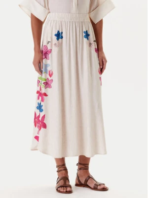 Tatuum Spódnica midi Katia 2 T2511.173 Beżowy Regular Fit