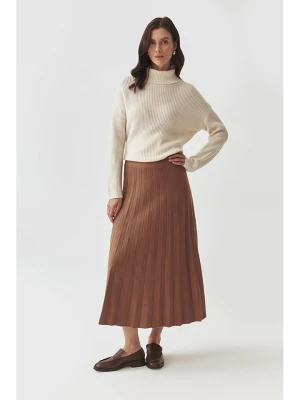TATUUM Spódnica w kolorze jasnobrązowym rozmiar: M