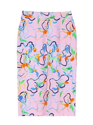 TATUUM Spódnica w kolorze jasnoróżowym ze wzorem rozmiar: 36