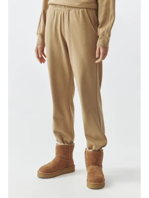 TATUUM Spodnie dresowe "Seni" w kolorze beżowym rozmiar: XS