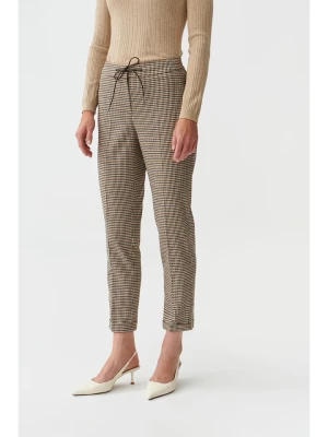 TATUUM Spodnie "Mobiko" w kolorze beżowo-brązowym rozmiar: 36