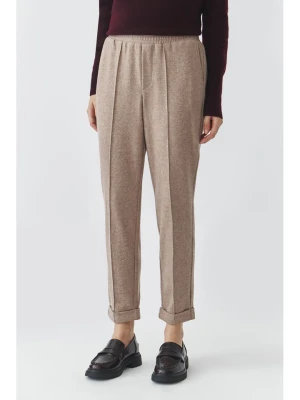 TATUUM Spodnie "Sumko" w kolorze szarobrązowym rozmiar: 38