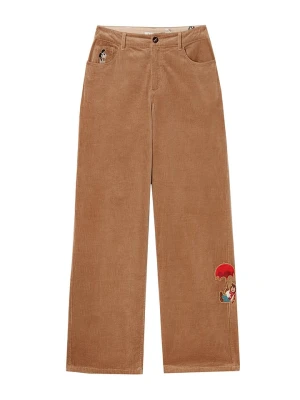 TATUUM Spodnie sztruksowe w kolorze jasnobrązowym rozmiar: 40