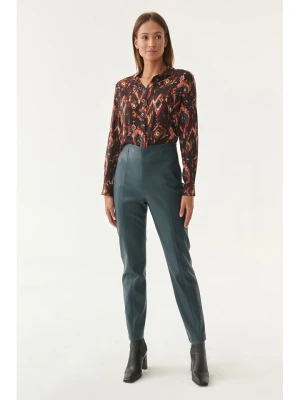 TATUUM Spodnie w kolorze niebieskoszarym ze skóry syntetycznej rozmiar: 42