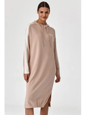 TATUUM Sukienka dresowa w kolorze beżowym rozmiar: XS