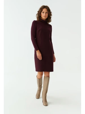TATUUM Sukienka dzianinowa w kolorze bordowym rozmiar: 36