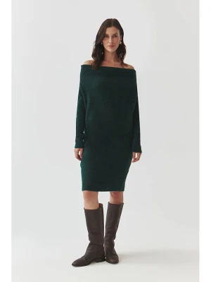 TATUUM Sukienka dzianinowa w kolorze ciemnozielonym rozmiar: M