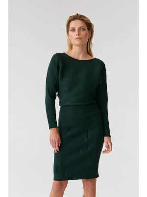 TATUUM Sukienka dzianinowa w kolorze zielonym rozmiar: L