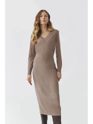 TATUUM Sukienka "Jasmine" w kolorze szarobrązowym rozmiar: M