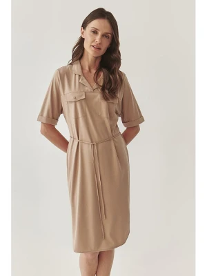 TATUUM Sukienka w kolorze beżowym rozmiar: M